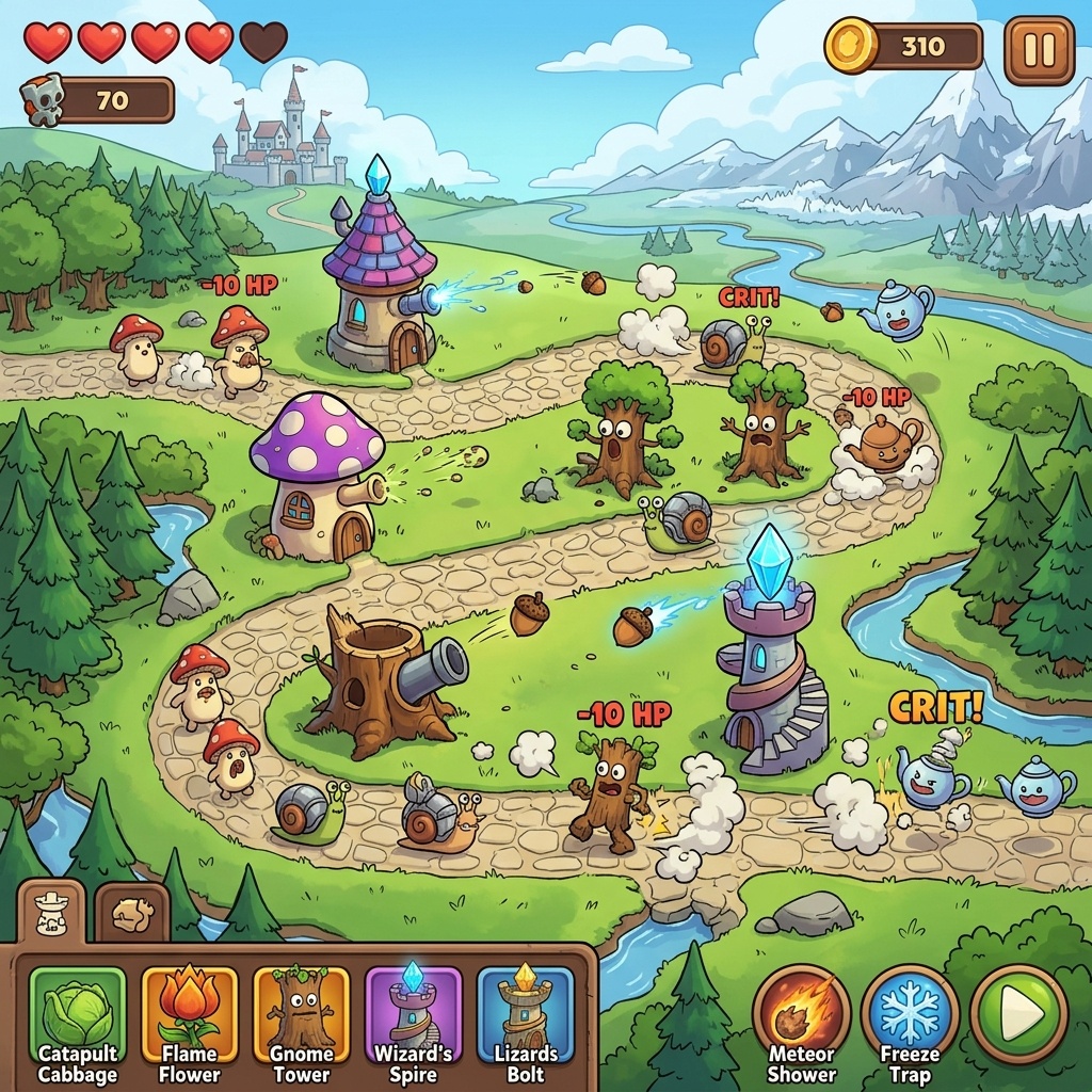 Forteresse Éternelle — jeu de tower defense mobile